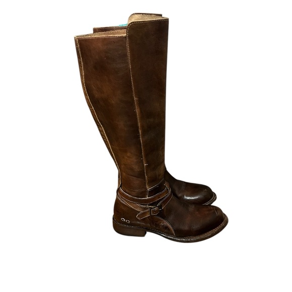 Bed Stu Brown Bristol Cobbler Series Knee High Riding Boots size 7 - Picture 2 of 16